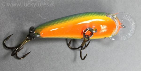 Nils Master INVINCIBLE Deep Running DR Wobbler, Größe: 5 cm, Farbe: 015 Prey Fish Orange, Gewicht: 6 Gramm